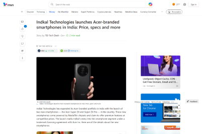 Indkal Technologies launches Acer-branded smartphones in India: Price, specs and more